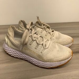 No Bull Ripstop White Gum Men’s Size 7 Womens 8.5 Athletic Sneakers Runner Shoes